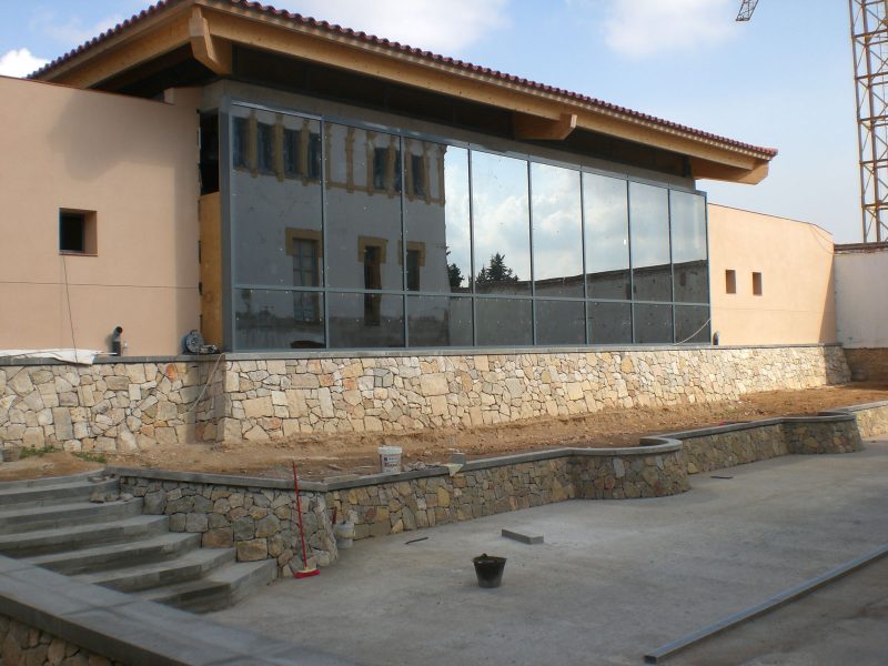 Fachada proyecto Edifici Polivalent Irta Mas de Bover