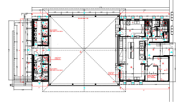 Plano proyecto Edifici Polivalent Irta Mas de Bover