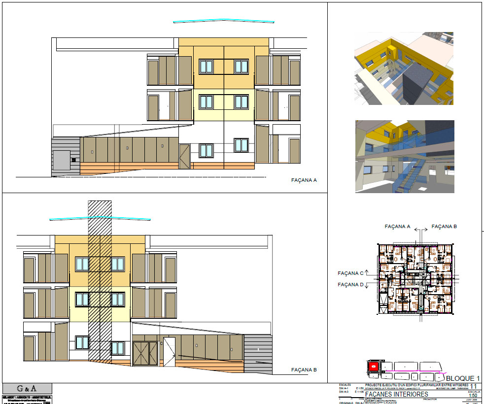 Plano Proyecto Viviendas ICASA Montbrió