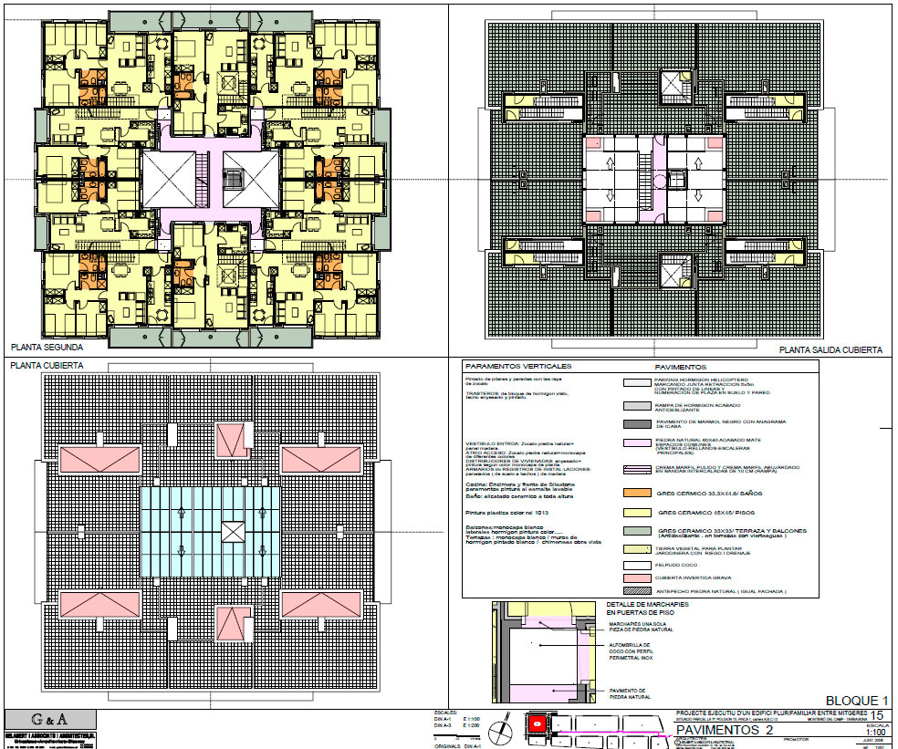 Plano Proyecto Viviendas ICASA Montbrió